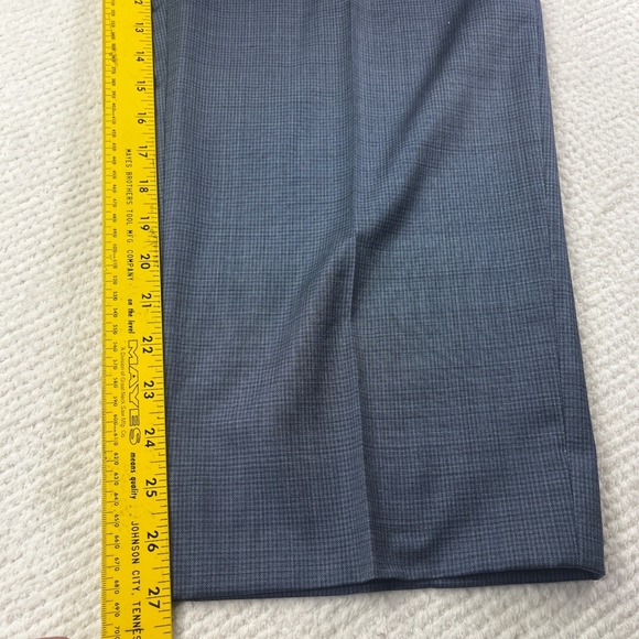 Canali 1934 Made in Italy Wool Silk 40R Blue Suit Set Blazer Pants Hemmed to 27" - Picture 11 of 16